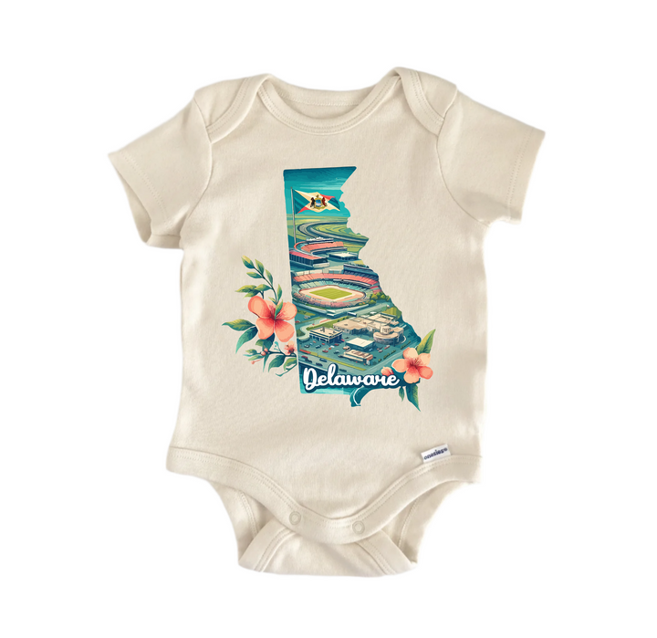 Delaware - Baby Boy Girl Clothes Infant Bodysuit Funny Cute