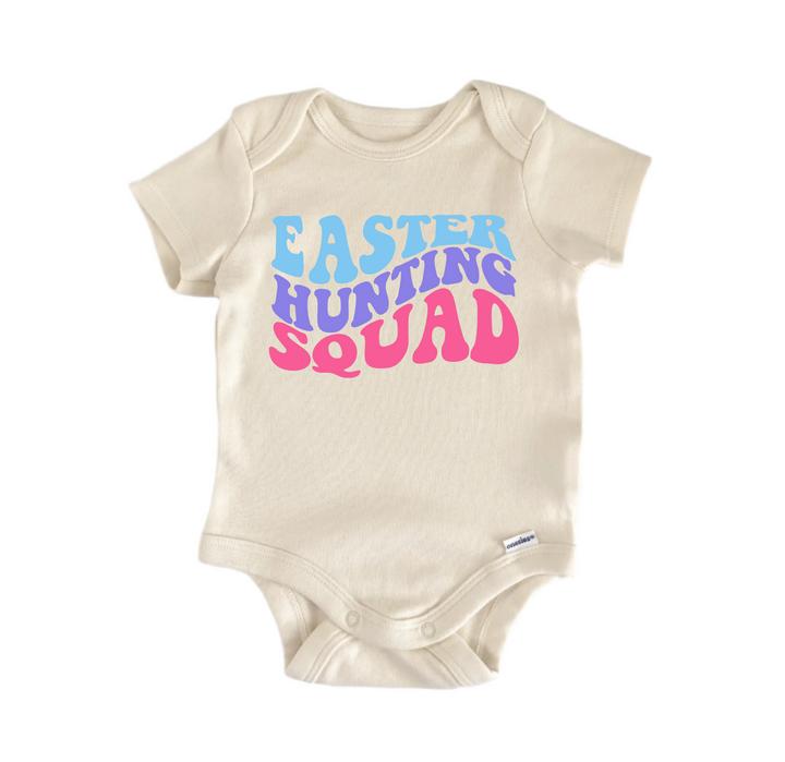 Easter Hunting Squad - Baby Boy Girl Clothes Infant Bodysuit Funny Cute Newborn