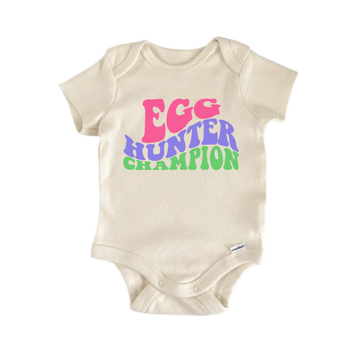 Egg Hunter Champion Easter - Baby Boy Girl Clothes Infant Bodysuit Funny Cute Newborn