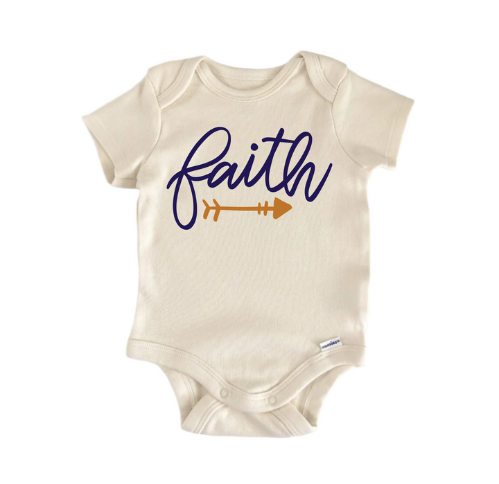 Faith Christmas -  Baby Boy Girl Clothes  Bodysuit Funny Cute