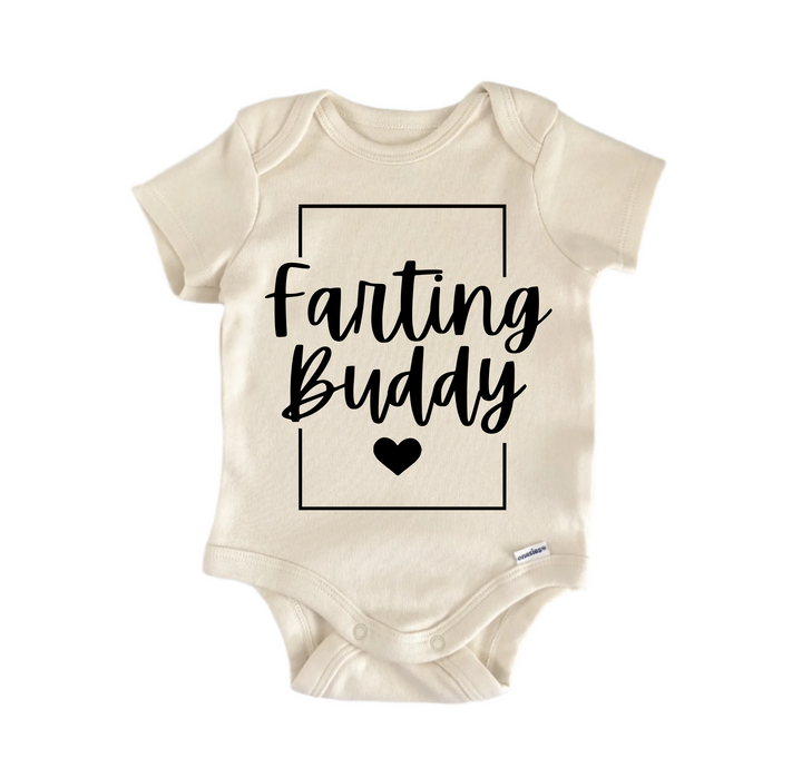 Farting Buddy - Baby Boy Girl Clothes Infant Bodysuit Funny Cute Newborn