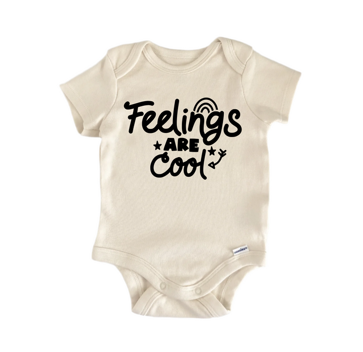 Feelings Are Cool - Baby Boy Girl Clothes Infant Bodysuit Funny Cute Newborn