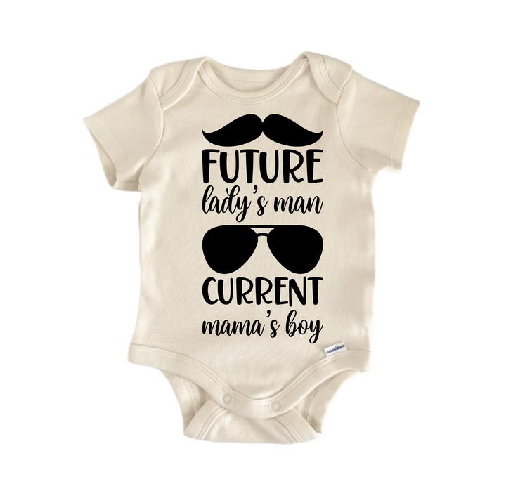 Future Lady's Man - Baby Boy Girl Clothes Infant Bodysuit Funny Cute Newborn