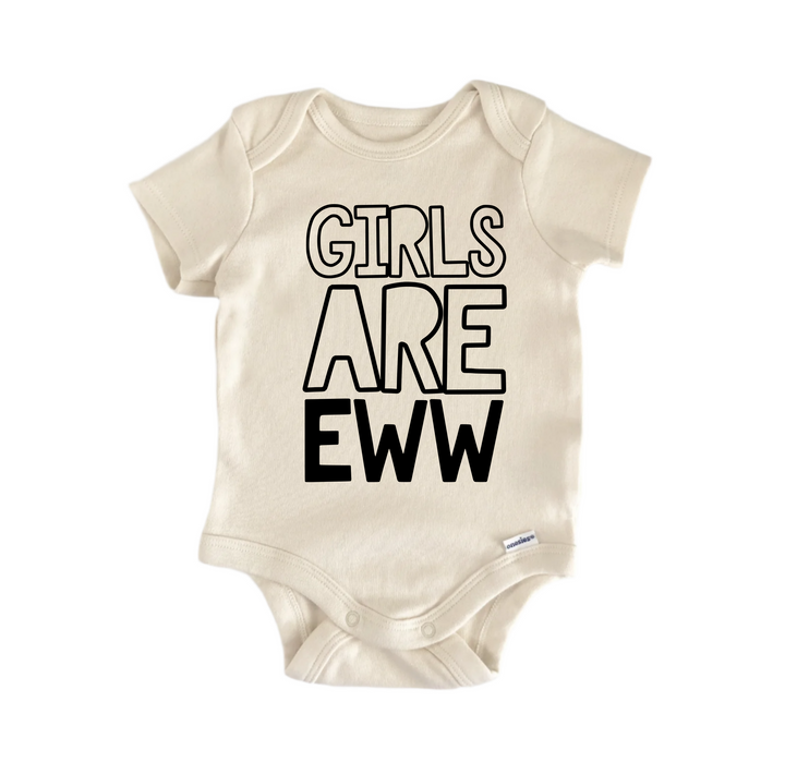 Girls Are Eww - Baby Boy Girl Clothes Infant Bodysuit Funny Cute Newborn