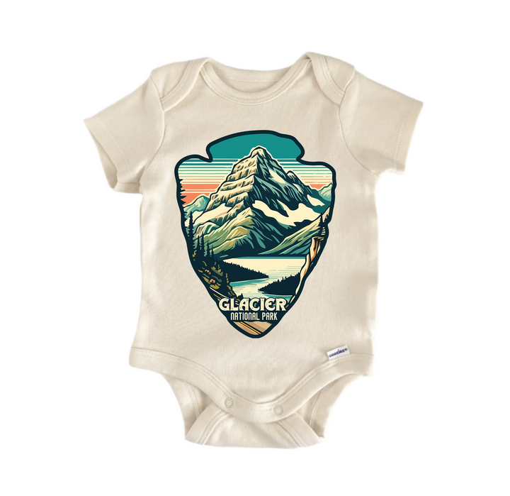 Glacier National Park - Baby Boy Girl Clothes Infant Bodysuit Funny Cute