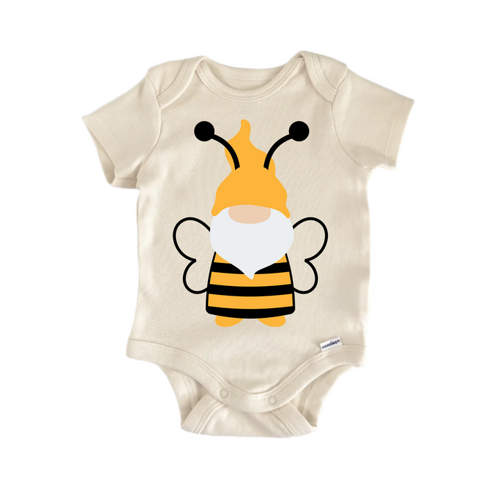 Gnome Bee Honey Hive  - Baby Boy Girl Clothes Infant Bodysuit Funny Cute