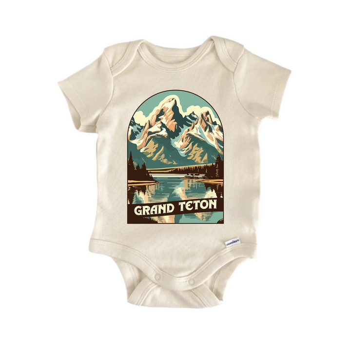 Grand Tecon National Park- Baby Boy Girl Clothes Infant Bodysuit Funny Cute