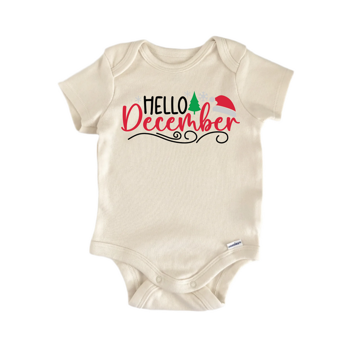 Hello December - Baby Boy Girl Clothes Infant Bodysuit Funny Cute