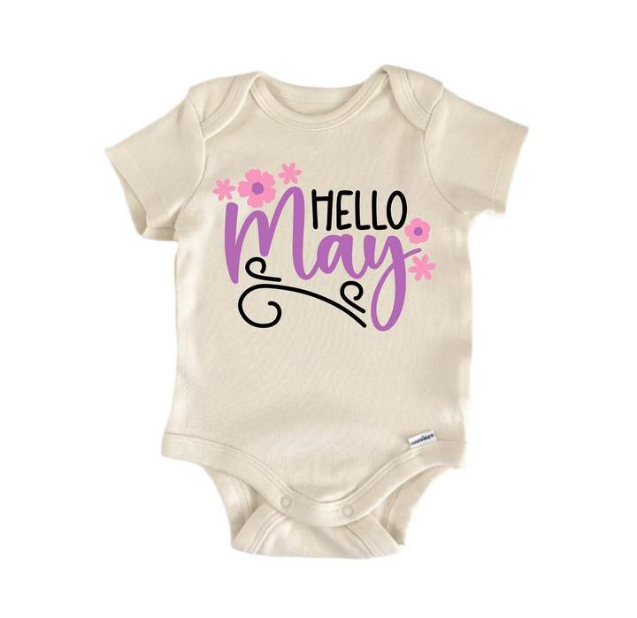 Hello May - Baby Boy Girl Clothes Infant Bodysuit Funny Cute