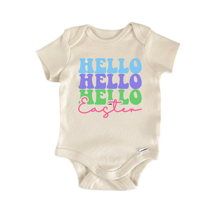 Hello Easter -  Baby Boy Girl Clothes Infant Bodysuit Funny Cute Newborn