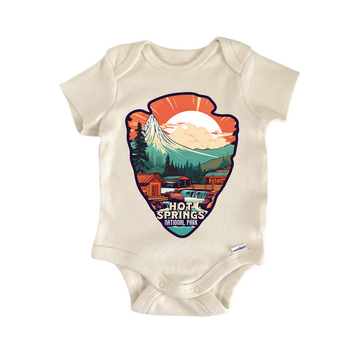 Hot Springs National Park - Baby Boy Girl Clothes Infant Bodysuit Funny Cute