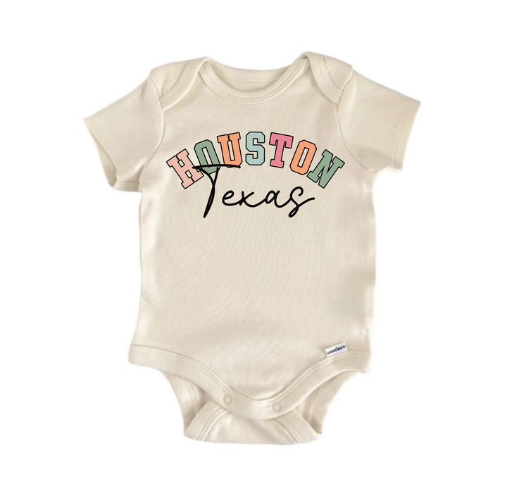 Houston Texas -  Baby Boy Girl Clothes  Bodysuit Funny Cute