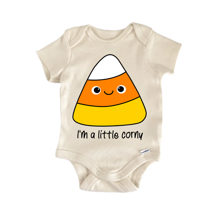 I'm A Little Corny Halloween Fall October -  Baby Boy Girl Clothes  Bodysuit Funny Cute