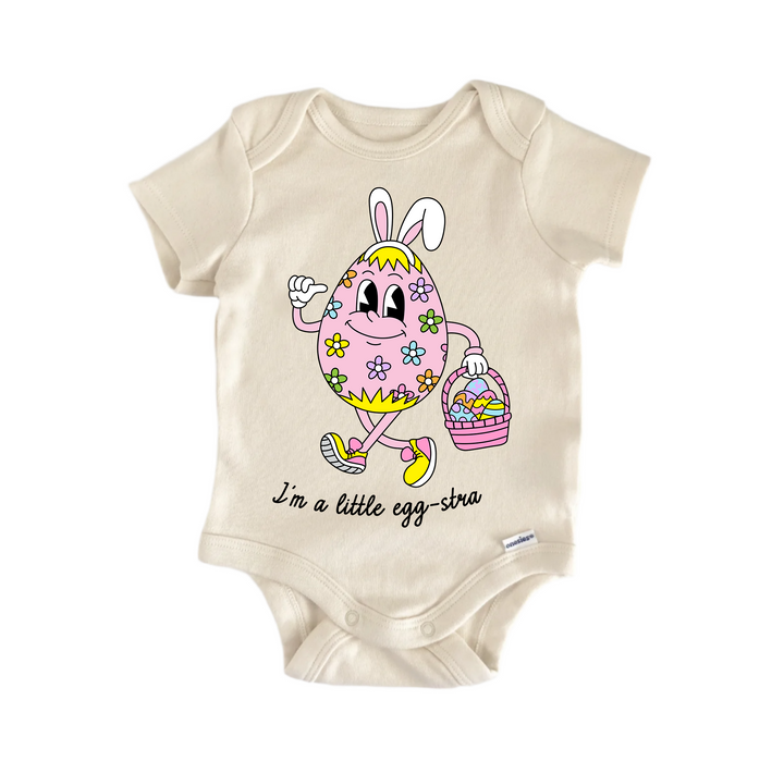 I'm A Little Egg Stra Easter -  Baby Boy Girl Clothes  Bodysuit Funny Cute