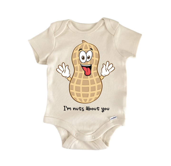 I'm Nuts Best Friends Bff Bestie Valentine's Day -  Baby Boy Girl Clothes Bodysuit