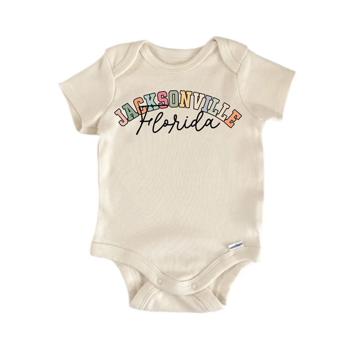 Jacksonville  Florida -  Baby Boy Girl Clothes  Bodysuit Funny Cute