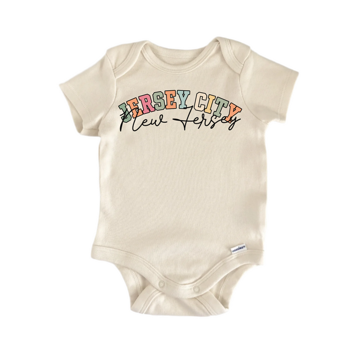 Jersey City New Jersey -  Baby Boy Girl Clothes  Bodysuit Funny Cute