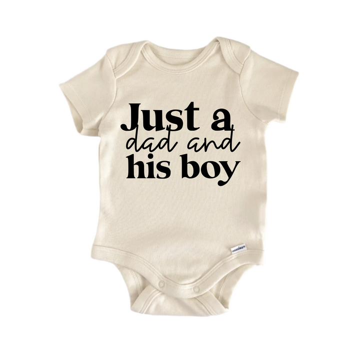 Dad Boy Father's Day - Baby Boy Girl Clothes Infant Bodysuit Funny Cute Newborn