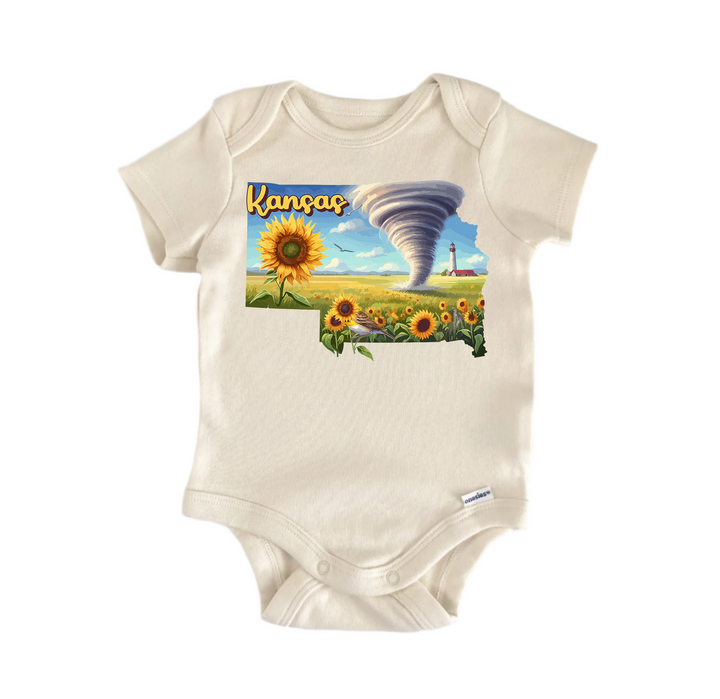 Kansas - Baby Boy Girl Clothes Infant Bodysuit Funny Cute