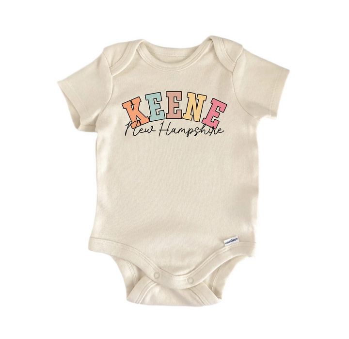 Keene New Hampshire - Baby Boy Girl Clothes  Bodysuit Funny Cute