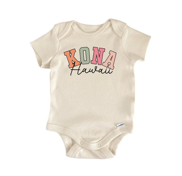 Kona Hawaii - Baby Boy Girl Clothes  Bodysuit Funny Cute