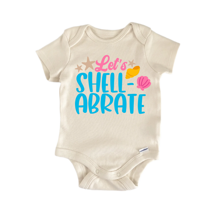 Lets Shell Abrate - Baby Boy Girl Clothes Infant Bodysuit Funny Cute