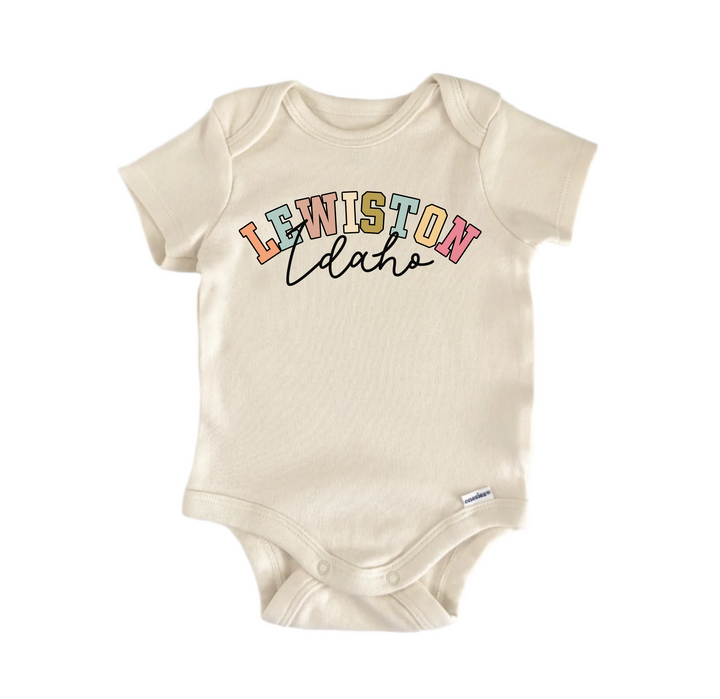 Lewiston Idaho - Baby Boy Girl Clothes  Bodysuit Funny Cute