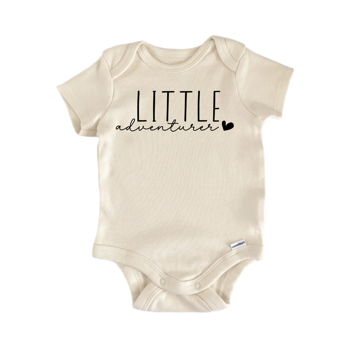 Little Adventurer - Baby Boy Girl Clothes Infant Bodysuit Funny Cute Newborn