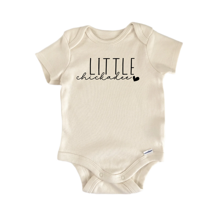 Little Chickadee - Ropa para bebé niño niña Body para bebé Divertido y lindo recién nacido 