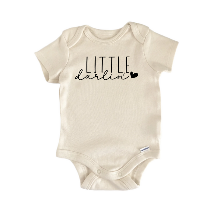 Little Darlin - Ropa para bebé niño niña Body para bebé Divertido y lindo Recién nacido 