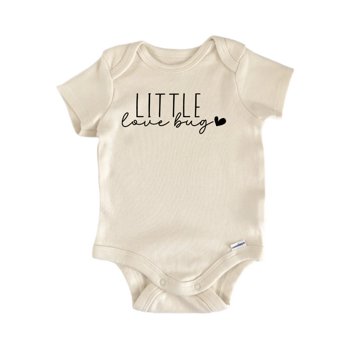 Little Love Bug - Ropa para bebé niño niña Body infantil Divertido y lindo para recién nacido 