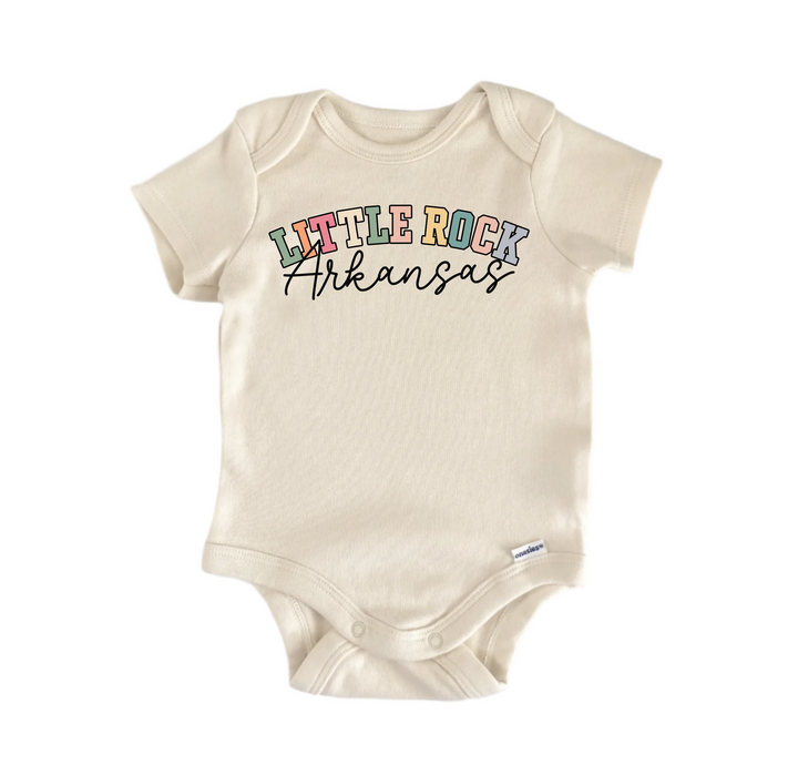 Little Rock Arkansas -  Baby Boy Girl Clothes  Bodysuit Funny Cute