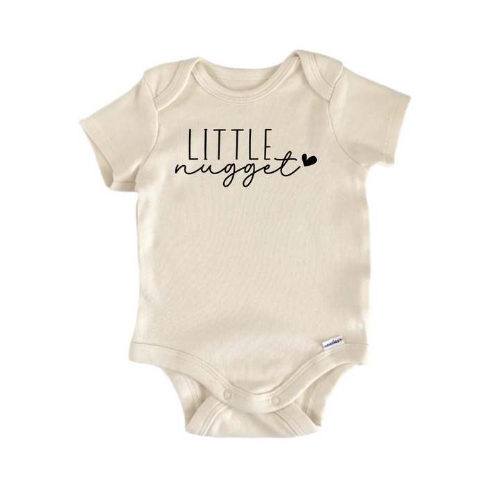 Little nugget - Baby Boy Girl Clothes Infant Bodysuit Funny Cute Newborn