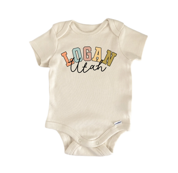 Logan Utah - Baby Boy Girl Clothes  Bodysuit Funny Cute