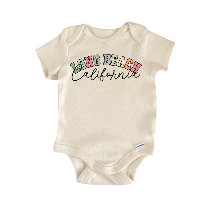 Long Beach California -  Baby Boy Girl Clothes  Bodysuit Funny Cute