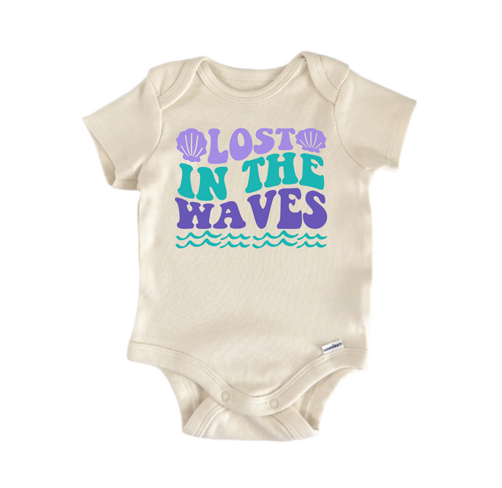 Lost in the Waves -  Baby Boy Girl Clothes  Bodysuit Funny Cute Newborn