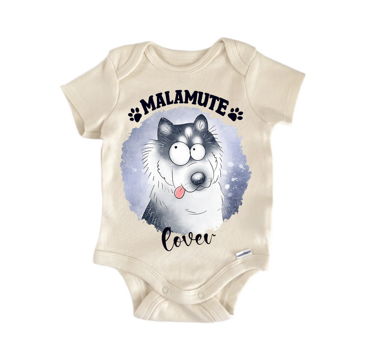 Malamute Dog -  Baby Boy Girl Clothes  Bodysuit Funny Cute