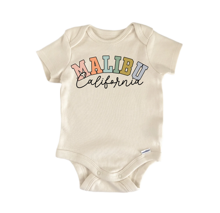 Malibu California -  Baby Boy Girl Clothes  Bodysuit Funny Cute