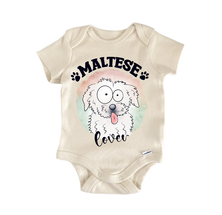 Maltese Dog -  Baby Boy Girl Clothes  Bodysuit Funny Cute