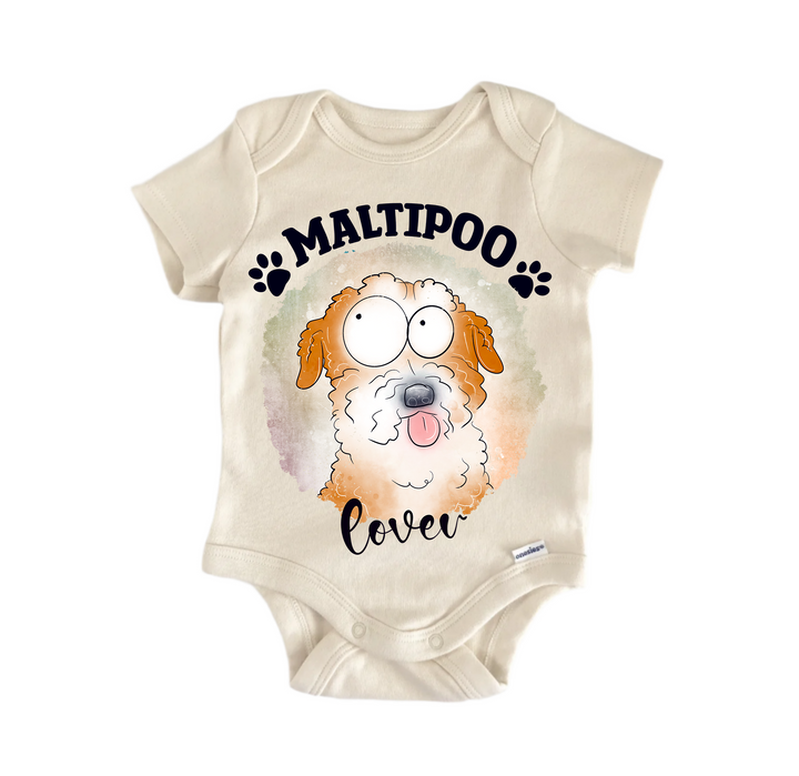 Maltipoo Dog -  Baby Boy Girl Clothes  Bodysuit Funny Cute