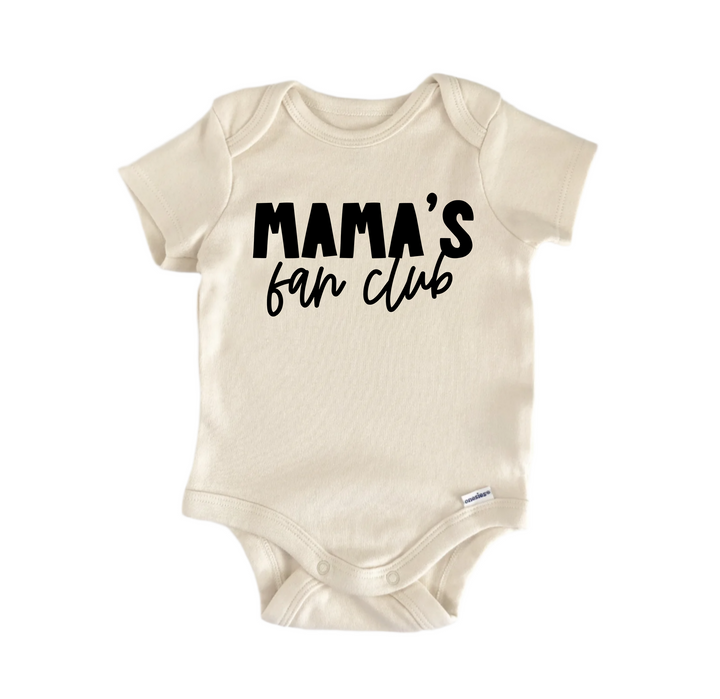 Mama's Fan Club - Baby Boy Girl Clothes Infant Bodysuit Funny Cute Newborn