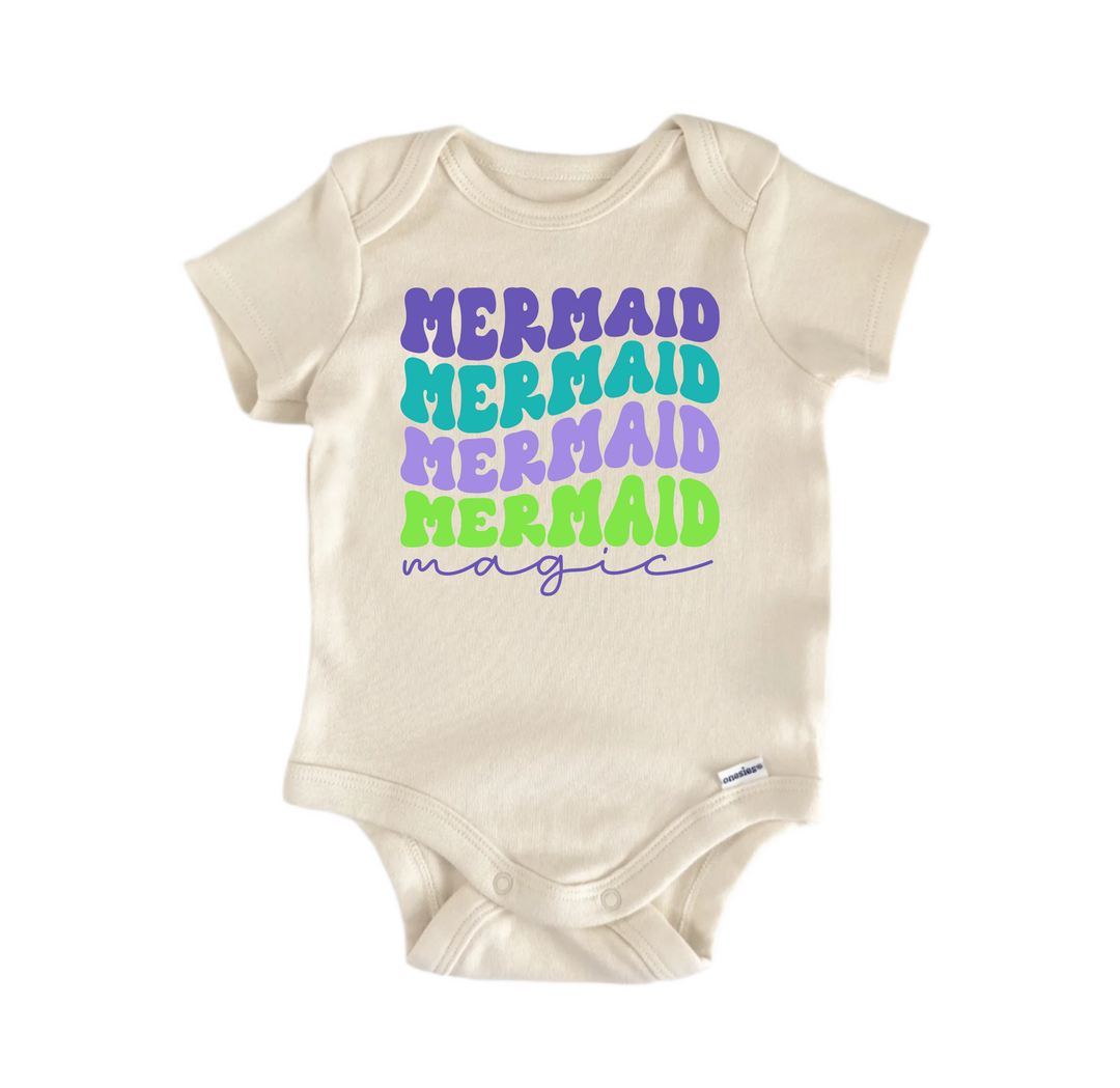 Mermaid Magic -  Baby Boy Girl Clothes Infant Bodysuit Funny Cute Newborn