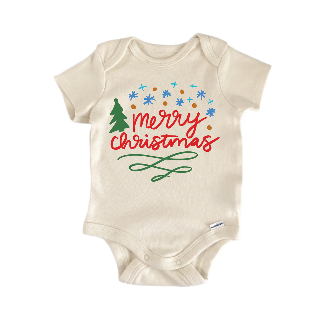 Merry Christmas -  Baby Boy Girl Clothes  Bodysuit Funny Cute