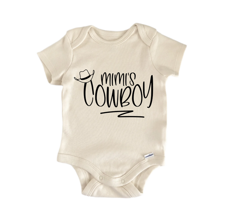 Mimi's Cowboy- Baby Boy Girl Clothes Infant Bodysuit Funny Cute Newborn