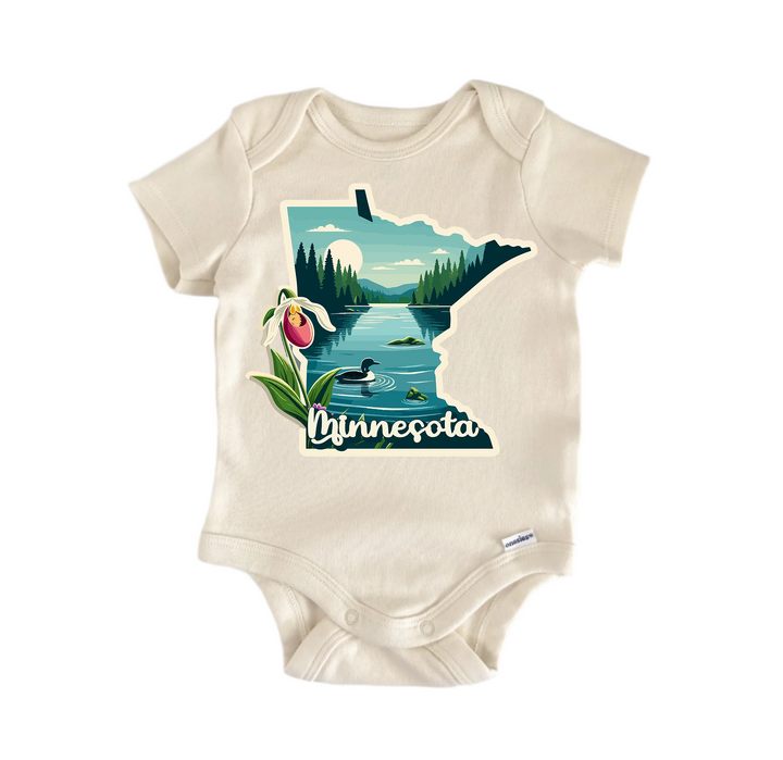 Minnesota - Baby Boy Girl Clothes Infant Bodysuit Funny Cute