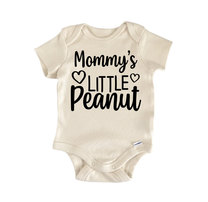 Mommy's Little Peanut - Baby Boy Girl Clothes Infant Bodysuit Funny Cute Newborn