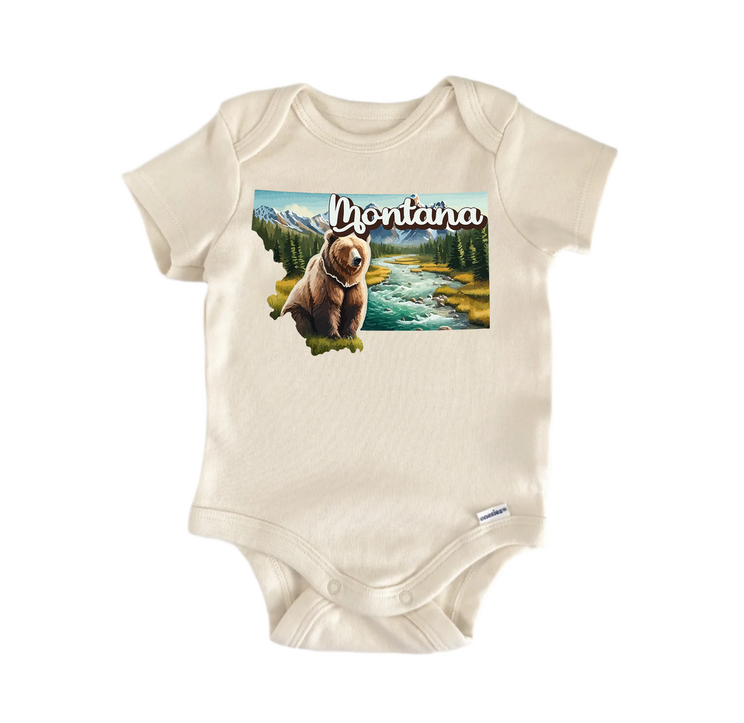 Montana - Baby Boy Girl Clothes Infant Bodysuit Funny Cute