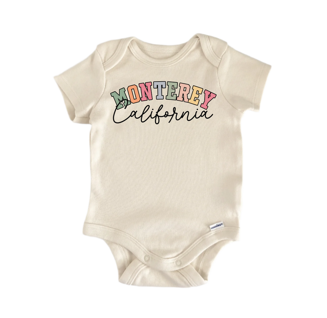 Monterey California -  Baby Boy Girl Clothes  Bodysuit Funny Cute