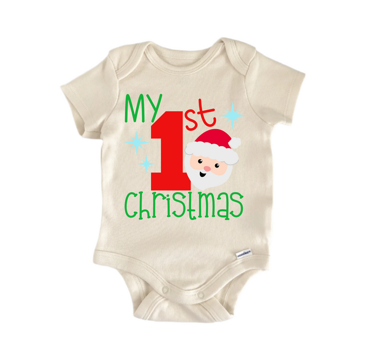 My 1st Christmas - Baby Boy Girl Clothes Infant Bodysuit Funny Cute