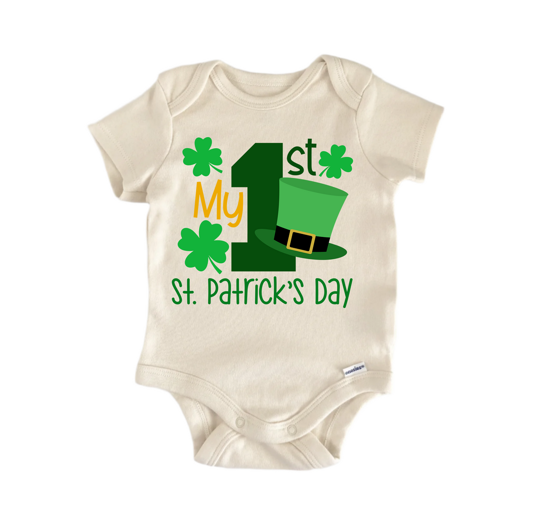 My 1st St. Patrick's Day - Baby Boy Girl Clothes Infant Bodysuit Funny Cute